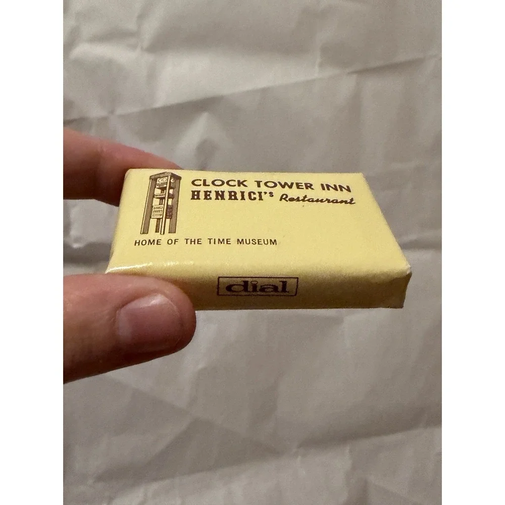 Rockford Clock Tower Vintage Soap Logo
